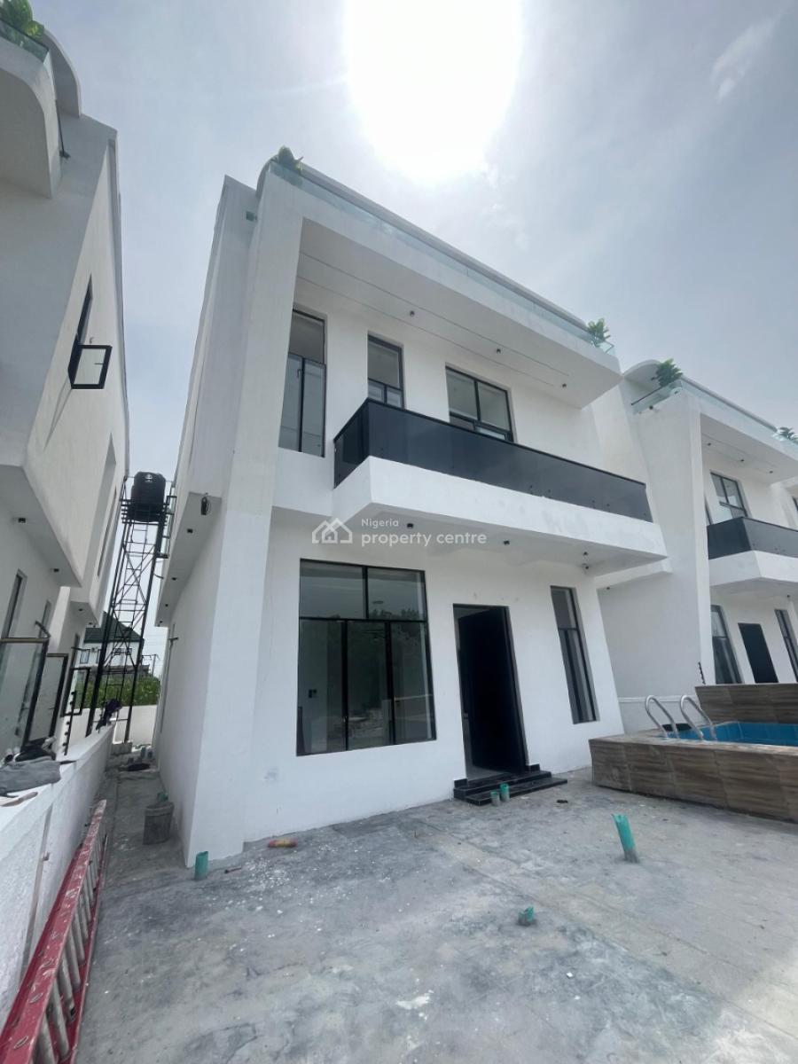 Luxury 4 Bedroom Newly Built Fully Detached Duplex with Bq and Pool, Sangotedo, Sangotedo, Ajah, Lagos, Detached Duplex for Sale