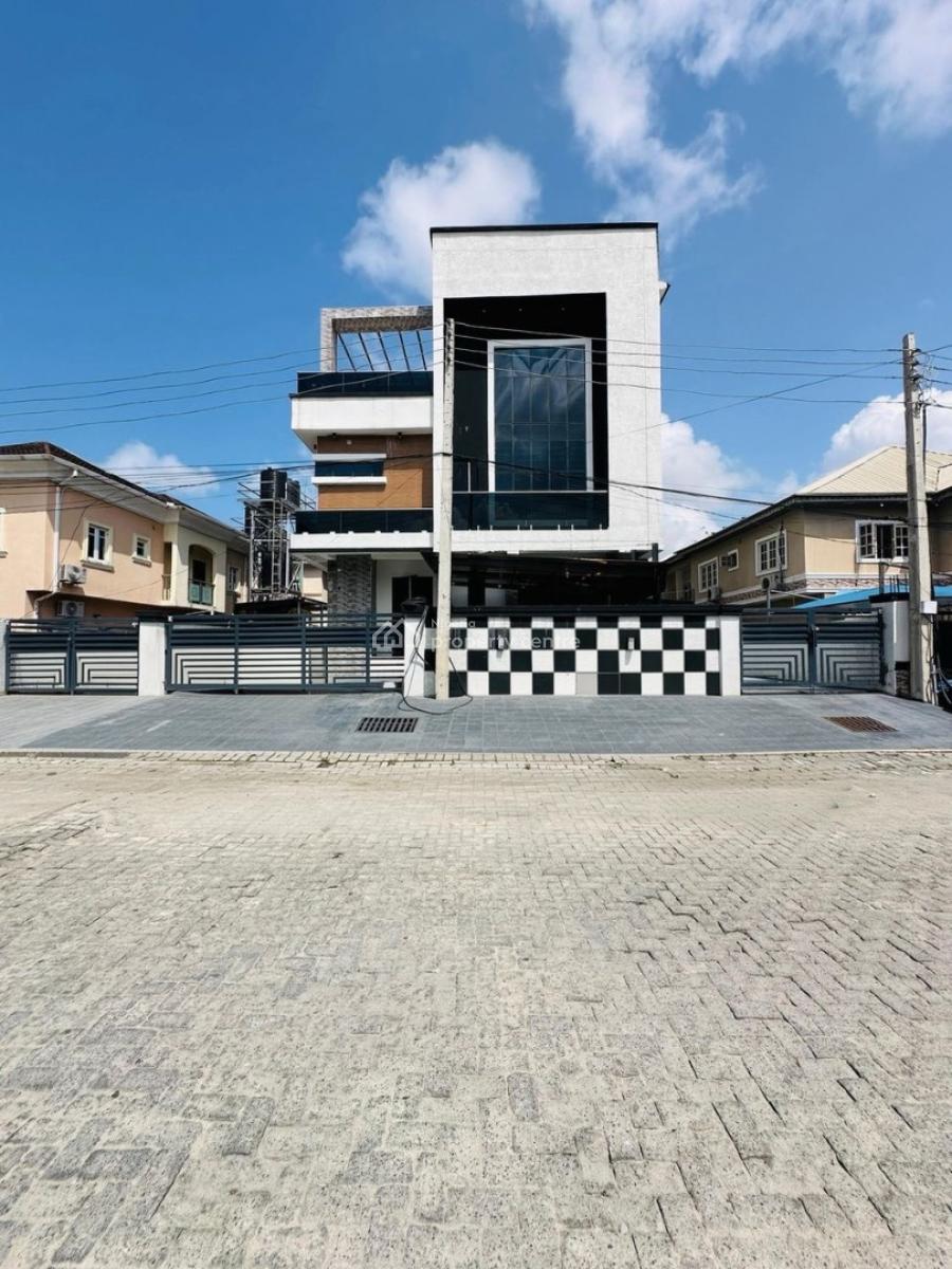 Spacious 5 Bedroom Detached Duplex with Bq, Chevron, Lekki, Lagos, Detached Duplex for Sale