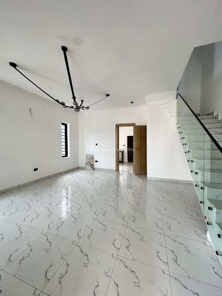 Exquisite Luxury Spacious 4 Bedroom Terrace Duplex with Bq, Chevron Tollgate, Lekki, Lagos, Terraced Duplex for Sale
