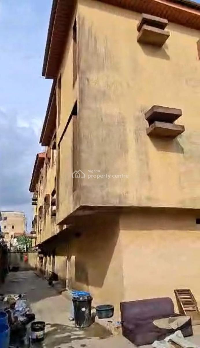 Block of 5 Nos of 3 Bedroom Flats and & 3 Bedroom Sized Warehouse, Ago Palace, Isolo, Lagos, Block of Flats for Sale
