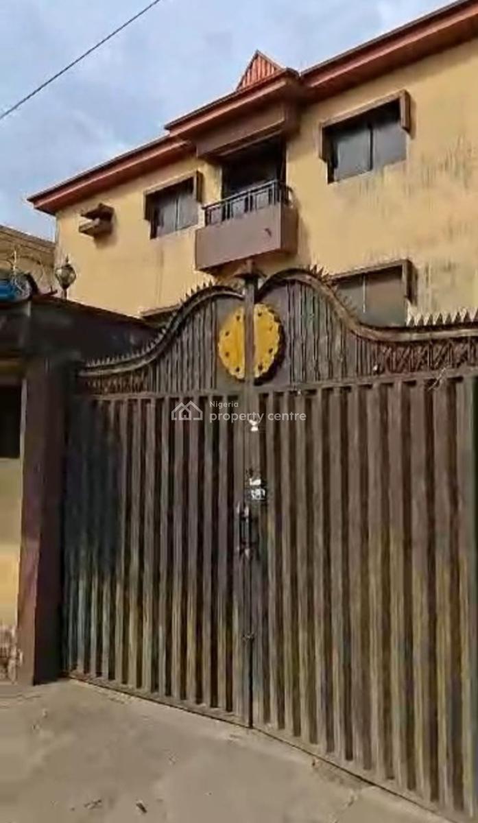 Block of 5 Nos of 3 Bedroom Flats and & 3 Bedroom Sized Warehouse, Ago Palace, Isolo, Lagos, Block of Flats for Sale