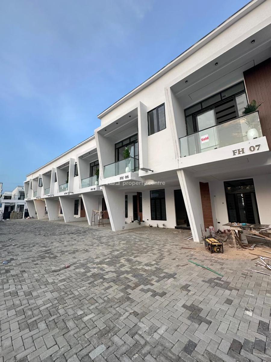 Spacious 3 Bedroom Terrace Duplex with Bq, Ikota Lekki Lagos, Ikota, Lekki, Lagos, Terraced Duplex for Sale