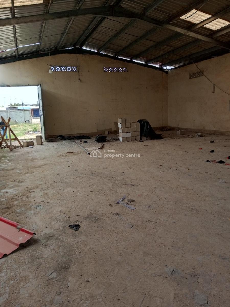 Warehouse Space of Approximately 257sqm with Large Compound Space, Close to The Coastal Road, Okun-ajah, Ajah, Lagos, Warehouse for Rent