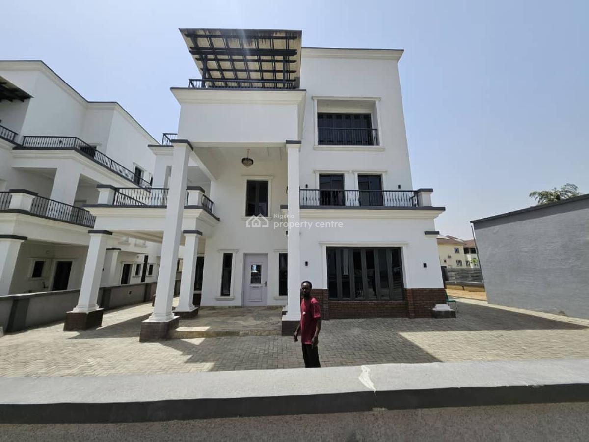 Luxury Solid Standard 4 Bedrooms Duplex with Bq and Swimming Pool, Diplomatic Zone, Katampe Extension, Katampe, Abuja, Detached Duplex for Rent