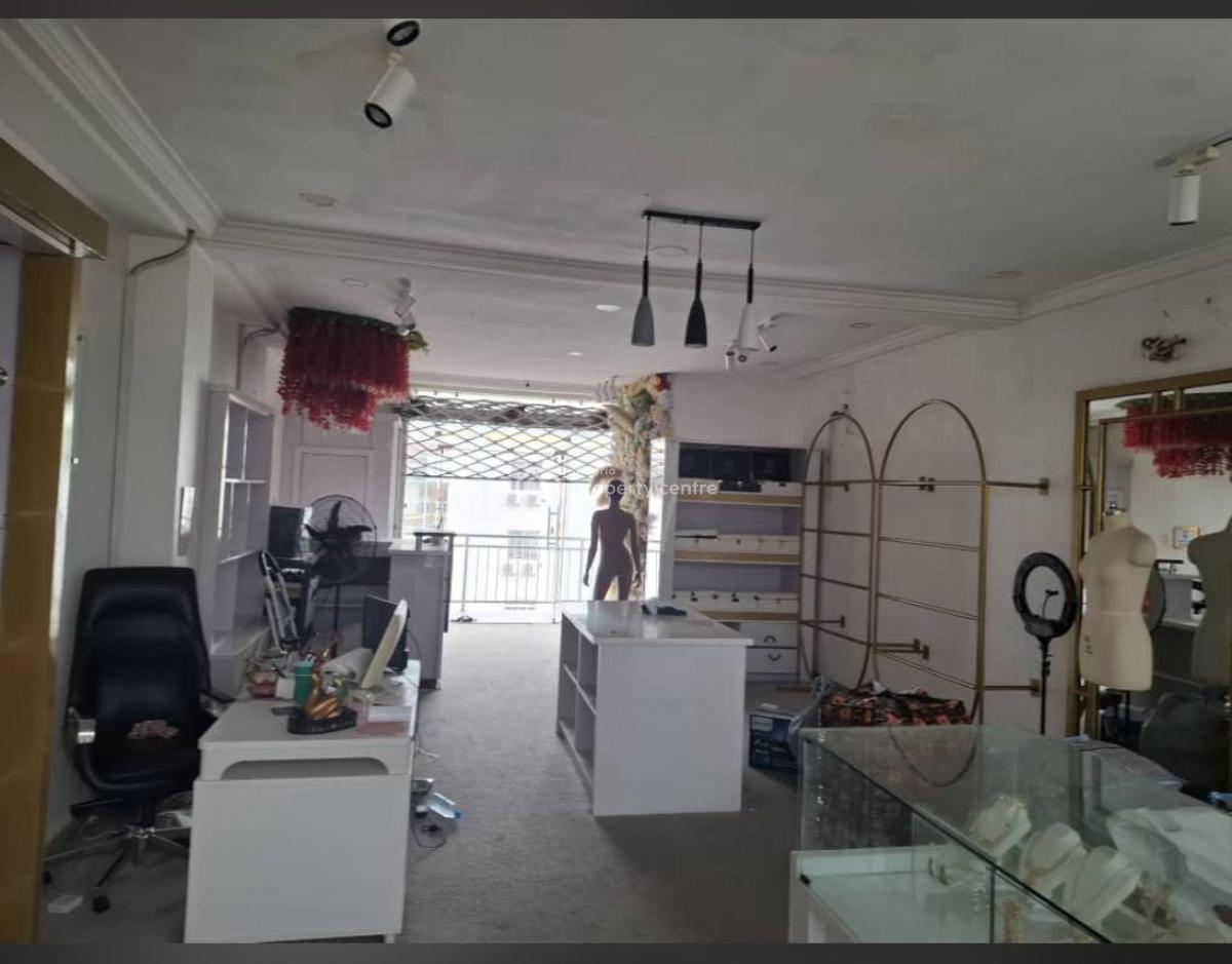 a 60sqm Shop Space Serviced with a Central Generator, Adetokunbo Ademola Crescent, Wuse 2, Abuja, Office Space for Rent