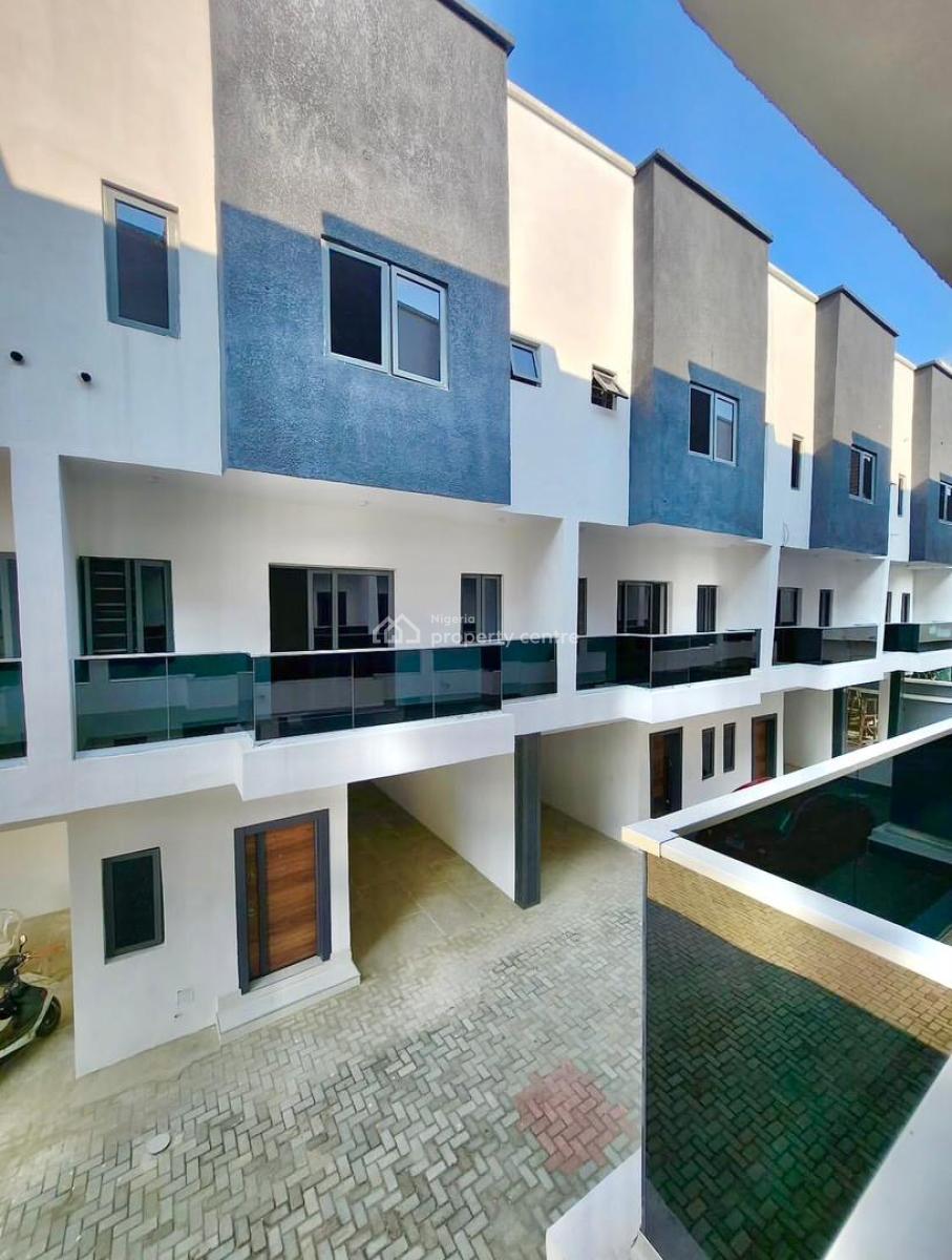 Newly Built 3 Bedroom Terrace Duplex with Bq, Agungi, Lekki, Lagos, Terraced Duplex for Rent
