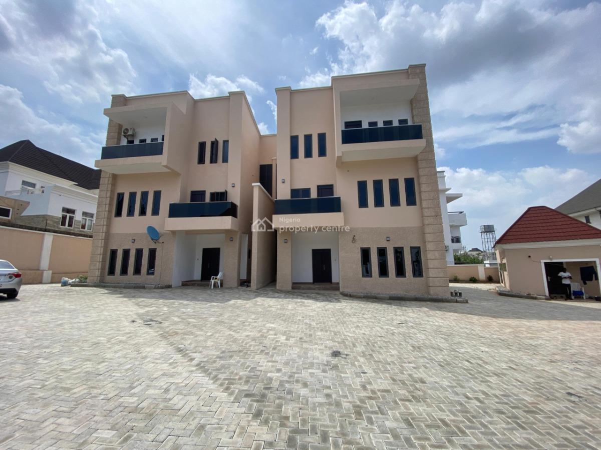 Newly-built 4 Bedroom Semi- Detached Duplex with Bq and Extra Room, Guzape District, Abuja, Semi-detached Duplex for Rent