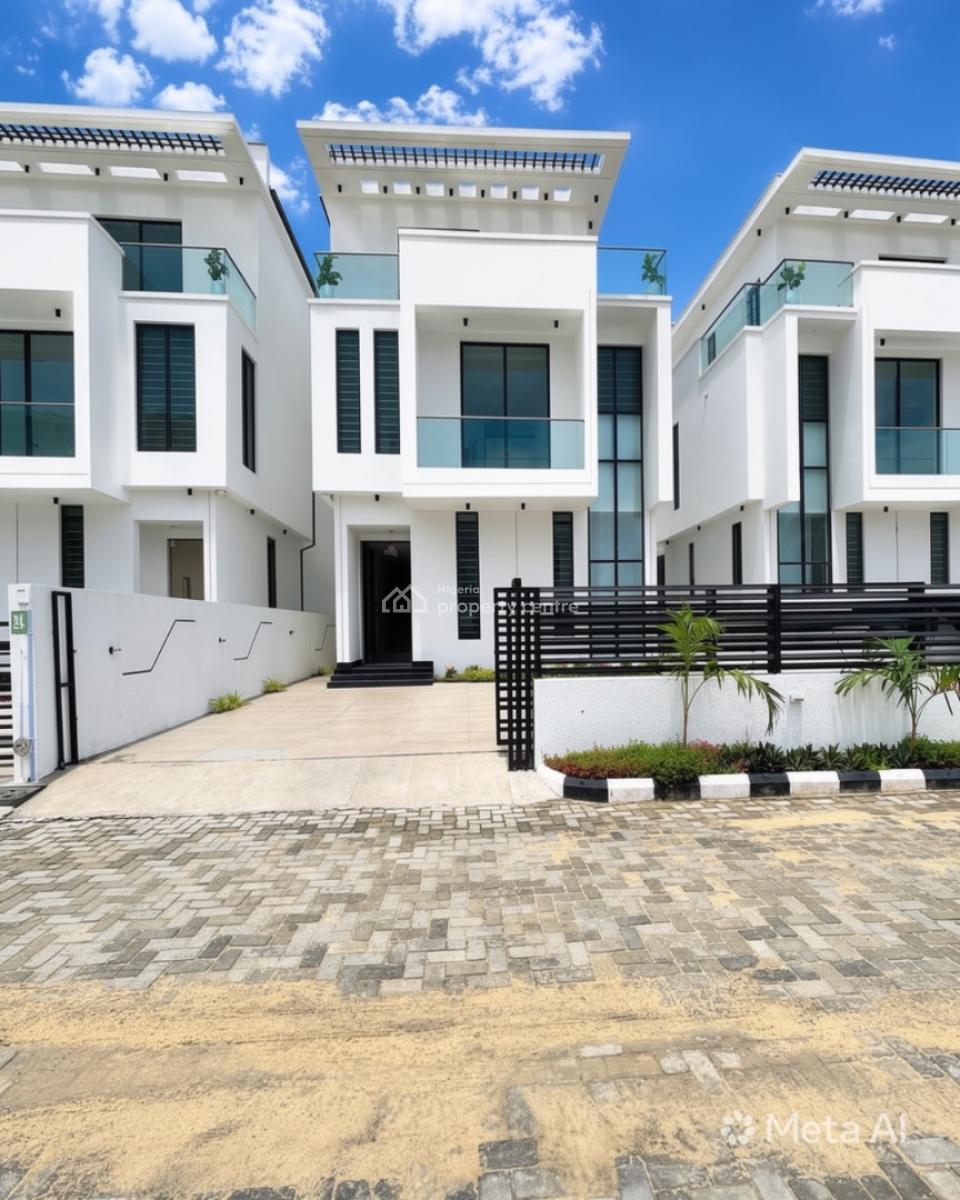 Stunning 5 Bedroom Detached Duplex with Bq, Chevron, Lekki, Lagos, Detached Duplex for Sale