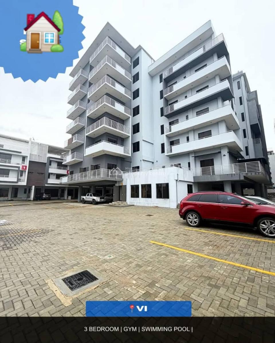 Brand New 3bedroom Luxury Apartment with Swimming Pool and Gym, Victoria Island (vi), Lagos, Flat / Apartment for Sale