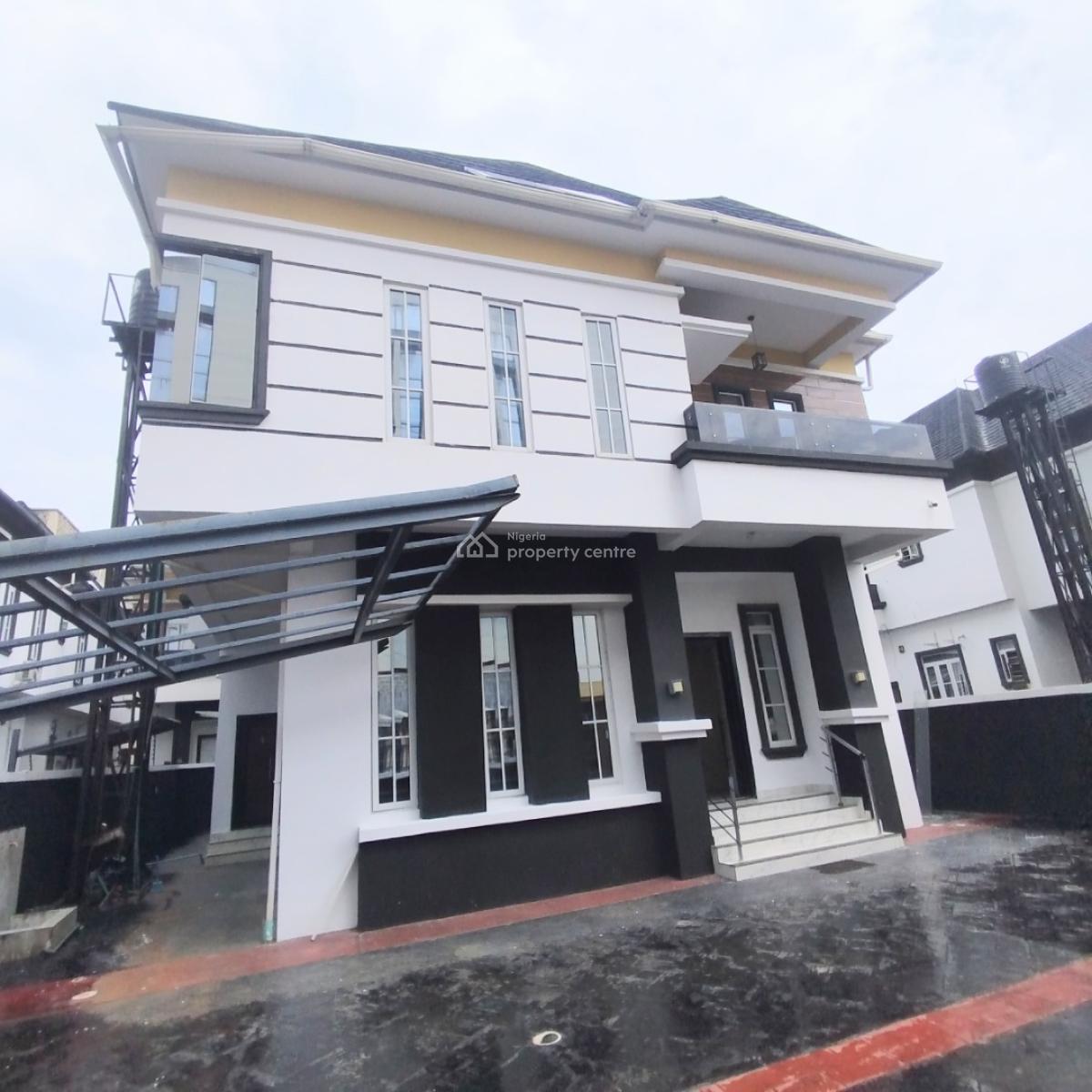 Fantastic 5 Bedroom Fully Detached Duplex with Bq, Lekki County Homes, Ikota, Lekki, Lagos, Detached Duplex for Rent
