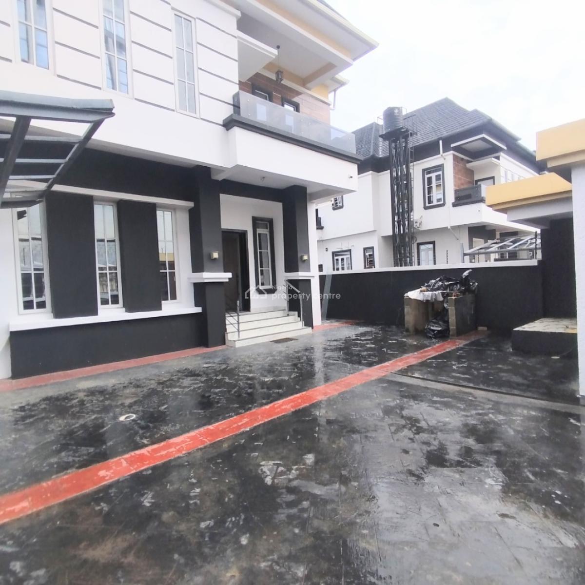 Fantastic 5 Bedroom Fully Detached Duplex with Bq, Lekki County Homes, Ikota, Lekki, Lagos, Detached Duplex for Rent