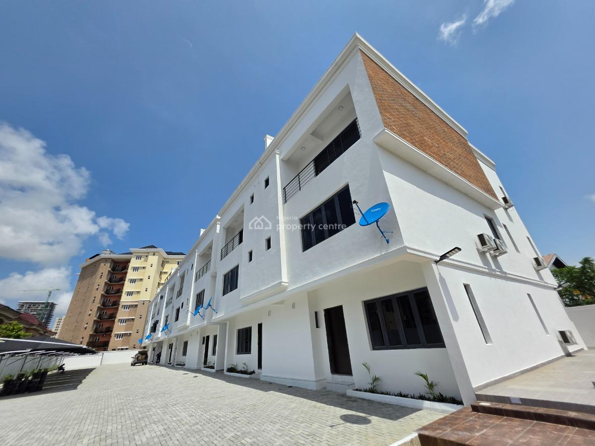 Luxury 4 Bedroom Terrace Duplex with Bq and Pool in an Estate, Parkview Estate, Parkview, Ikoyi, Lagos, Terraced Duplex for Sale