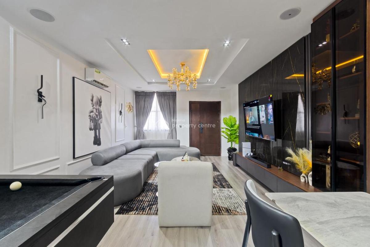Luxury 2 Bedrooom Apartment with 24/7  Security and En Suite Rooms, Amazon, Netflix,snooker Board and Ps5, Lekki Phase 1, Lekki, Lagos, Flat / Apartment Short Let