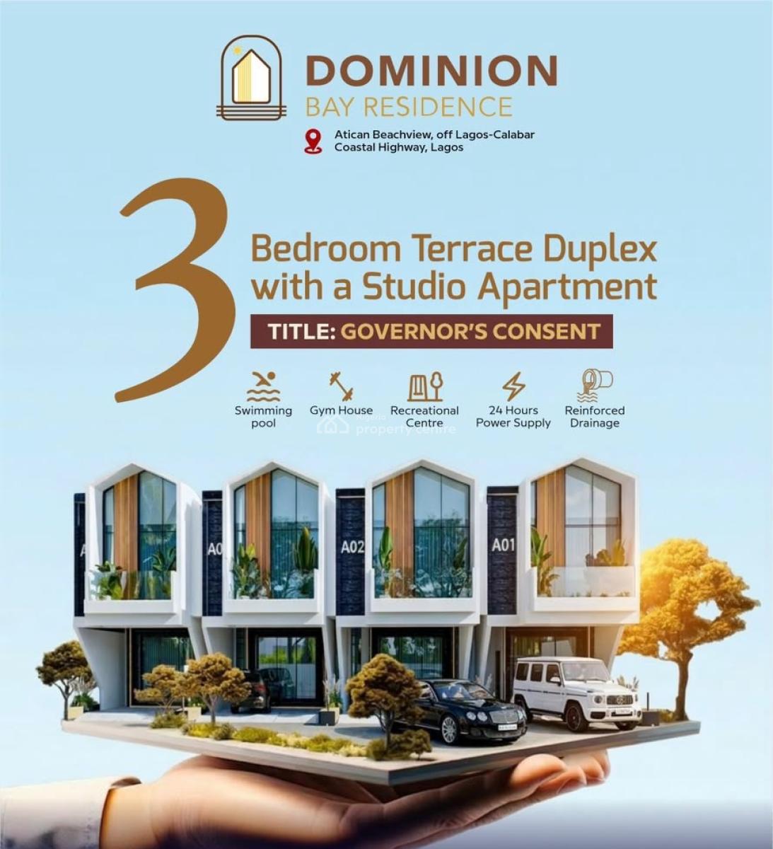 Own a Home in a Call to Access Estate with Easy Access to Everywhere, Off Lagos Calabar Coastal Road , 15 Minutes From Vi, Ogombo, Ajah, Lagos, Terraced Duplex for Sale