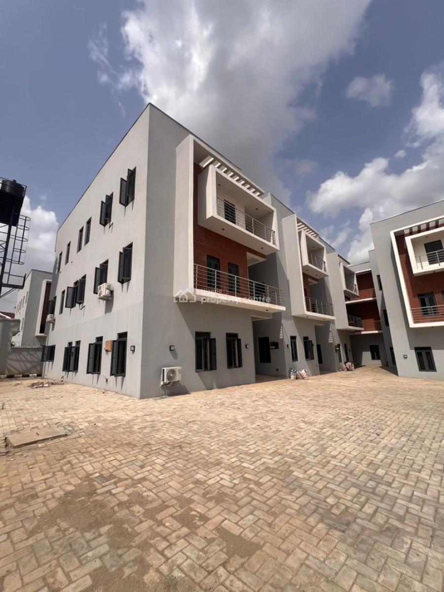 Luxurious 4 Bedroom Spacious Terrace Duplex, Bq ,, Serene Neighborhood, Tarred Road, Mabushi, Abuja, Terraced Duplex for Rent