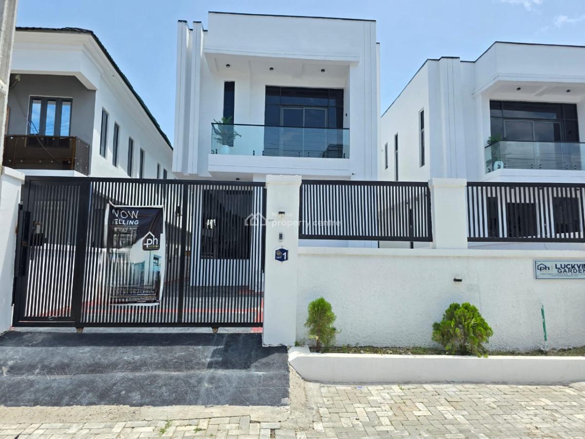 Outstandimgly 4 Bedrooms Fully Detached Duplex Home with Bq, Vgc Extension, Vgc, Lekki, Lagos, Detached Duplex for Sale
