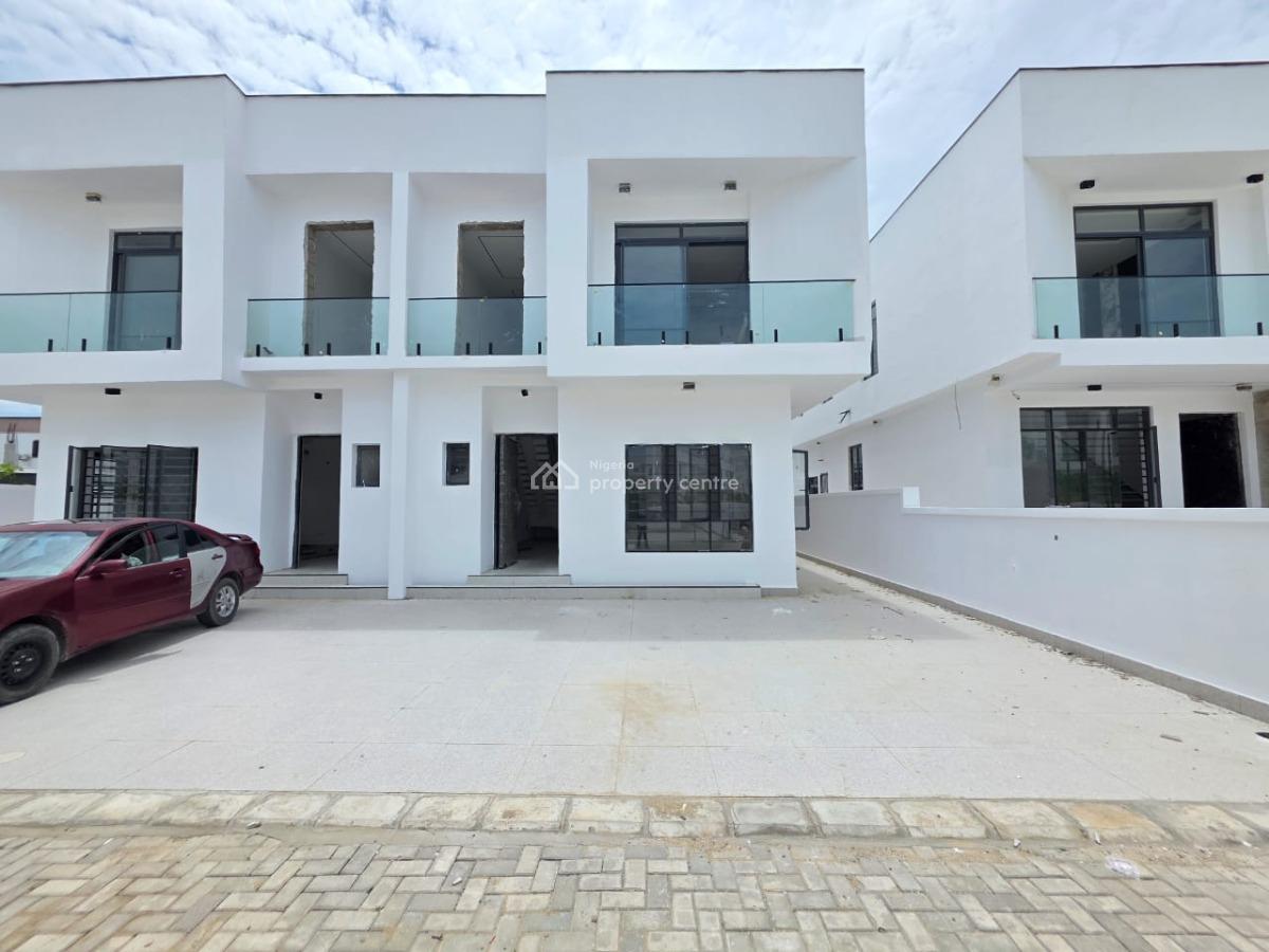 Outstandimgly 4 Bedroom Semi Detached Duplex with Bq, Chevron Tollgate, Lekki, Lagos, Semi-detached Duplex for Sale