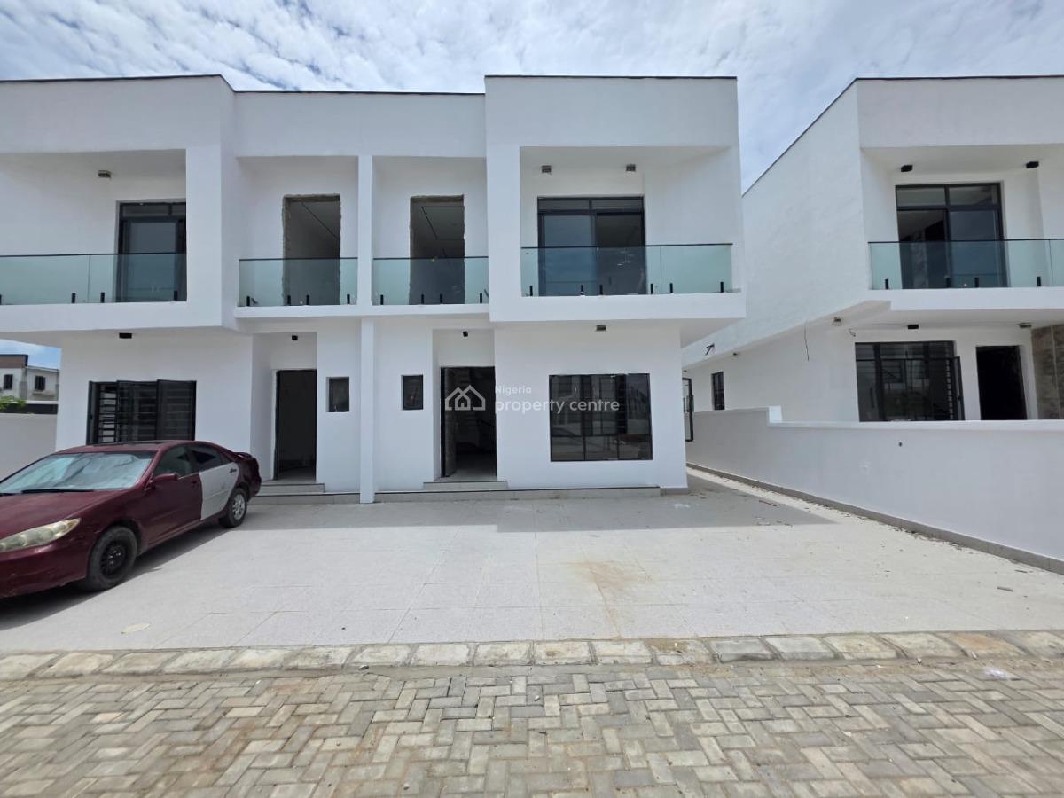 Outstandimgly 4 Bedroom Semi Detached Duplex with Bq, Chevron Tollgate, Lekki, Lagos, Semi-detached Duplex for Sale