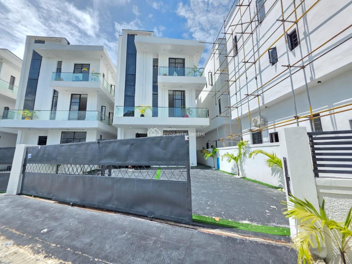 5 Full Detached Duplex Home with Swimming Pool and Bq, Chevron Tollgate, Lekki, Lagos, Detached Duplex for Sale