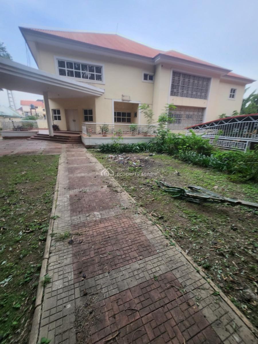 Ambassadorial 9bedroom Detached Duplex with 2rm Bq, Swim/pool, 20cars, Maitama Main( Tarred Rd), Maitama District, Abuja, Detached Duplex for Rent