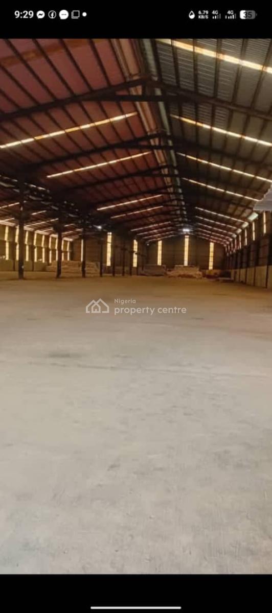 Total *24,000m2 Consisting of 15,000m2* and  *9,000m2*, Lagos Ibadan* Express Way, Close to Mfm, Mowe Ofada, Ogun, Warehouse for Rent