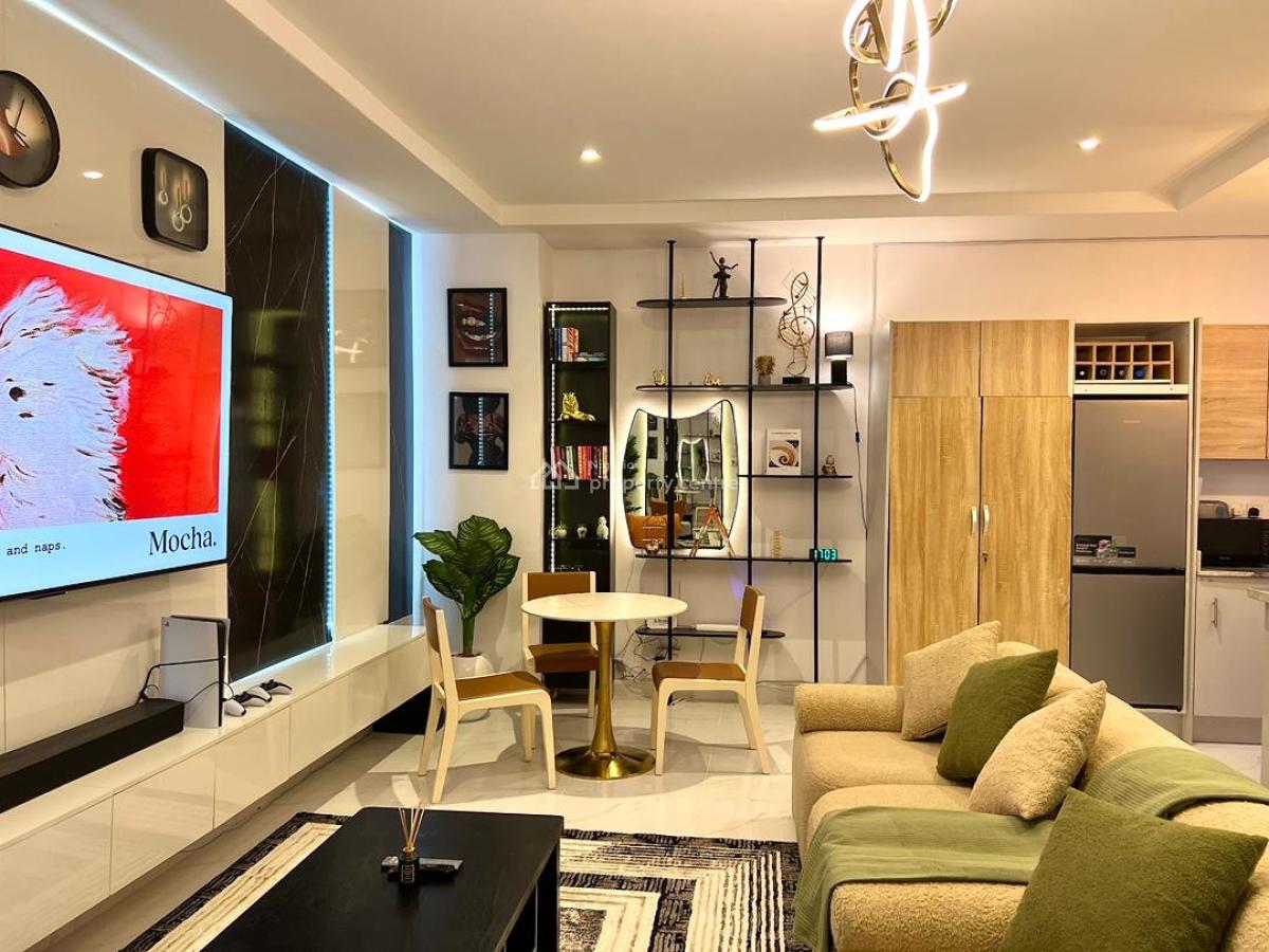 Nicely Furnished Two Bedroom Maisonette in a Nice Estate, Lekki Phase 1, Lekki, Lagos, Flat / Apartment Short Let