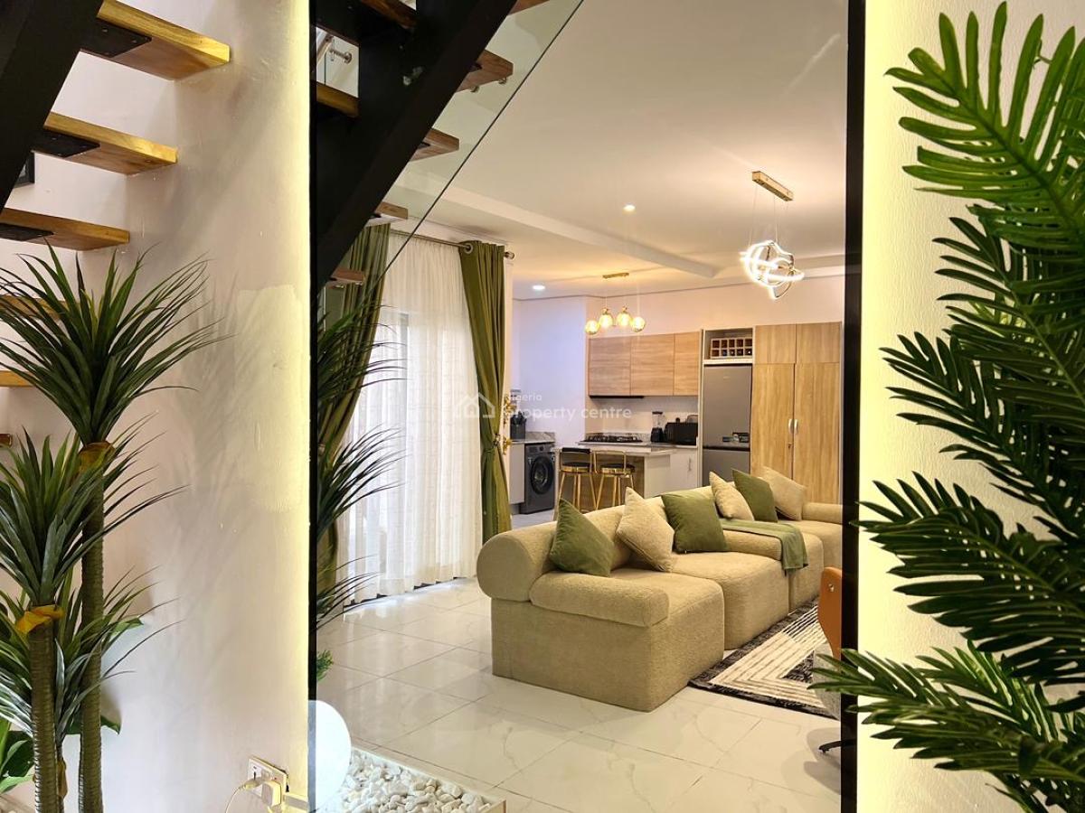 Nicely Furnished Two Bedroom Maisonette in a Nice Estate, Lekki Phase 1, Lekki, Lagos, Flat / Apartment Short Let
