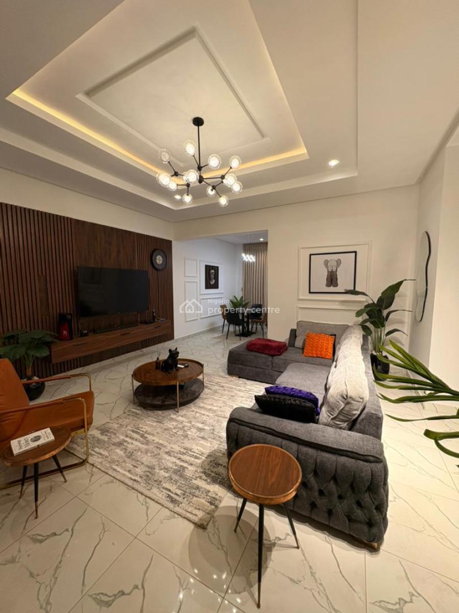 Specious 2bedrooms Furnished Service Apartment, First Floor, Tarred Road, Fo1 Layout, Kubwa, Abuja, Flat / Apartment for Rent