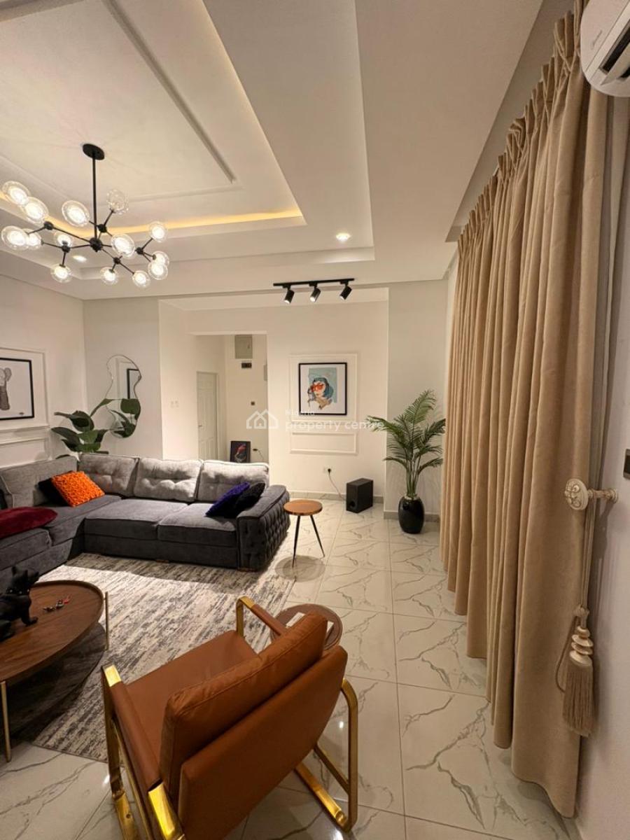 Specious 2bedrooms Furnished Service Apartment, First Floor, Tarred Road, Fo1 Layout, Kubwa, Abuja, Flat / Apartment for Rent