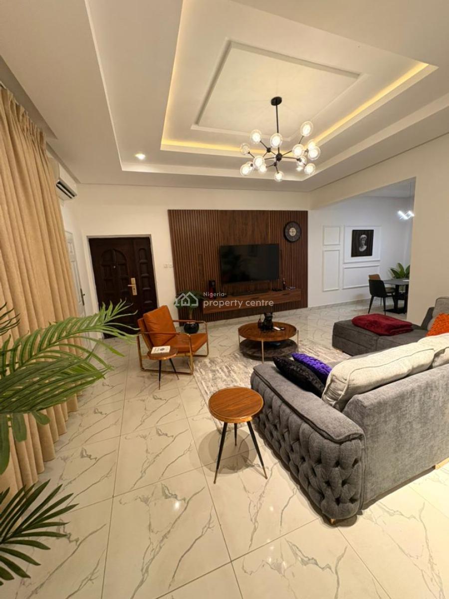 Specious 2bedrooms Furnished Service Apartment, First Floor, Tarred Road, Fo1 Layout, Kubwa, Abuja, Flat / Apartment for Rent