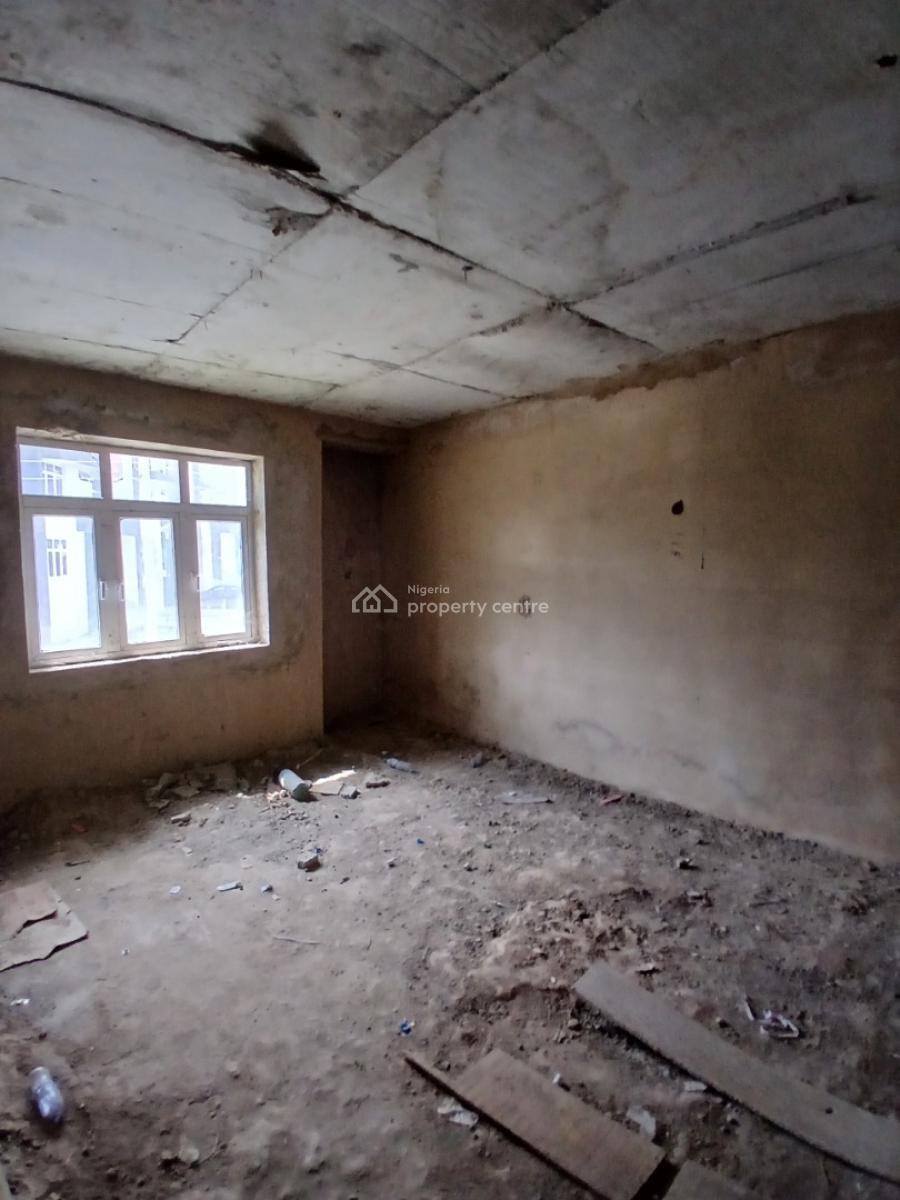 Carcass 4-bedroom Terrace Duplex with 1-room Bq, Dantata Estate, Gwarinpa, Abuja, Terraced Duplex for Sale
