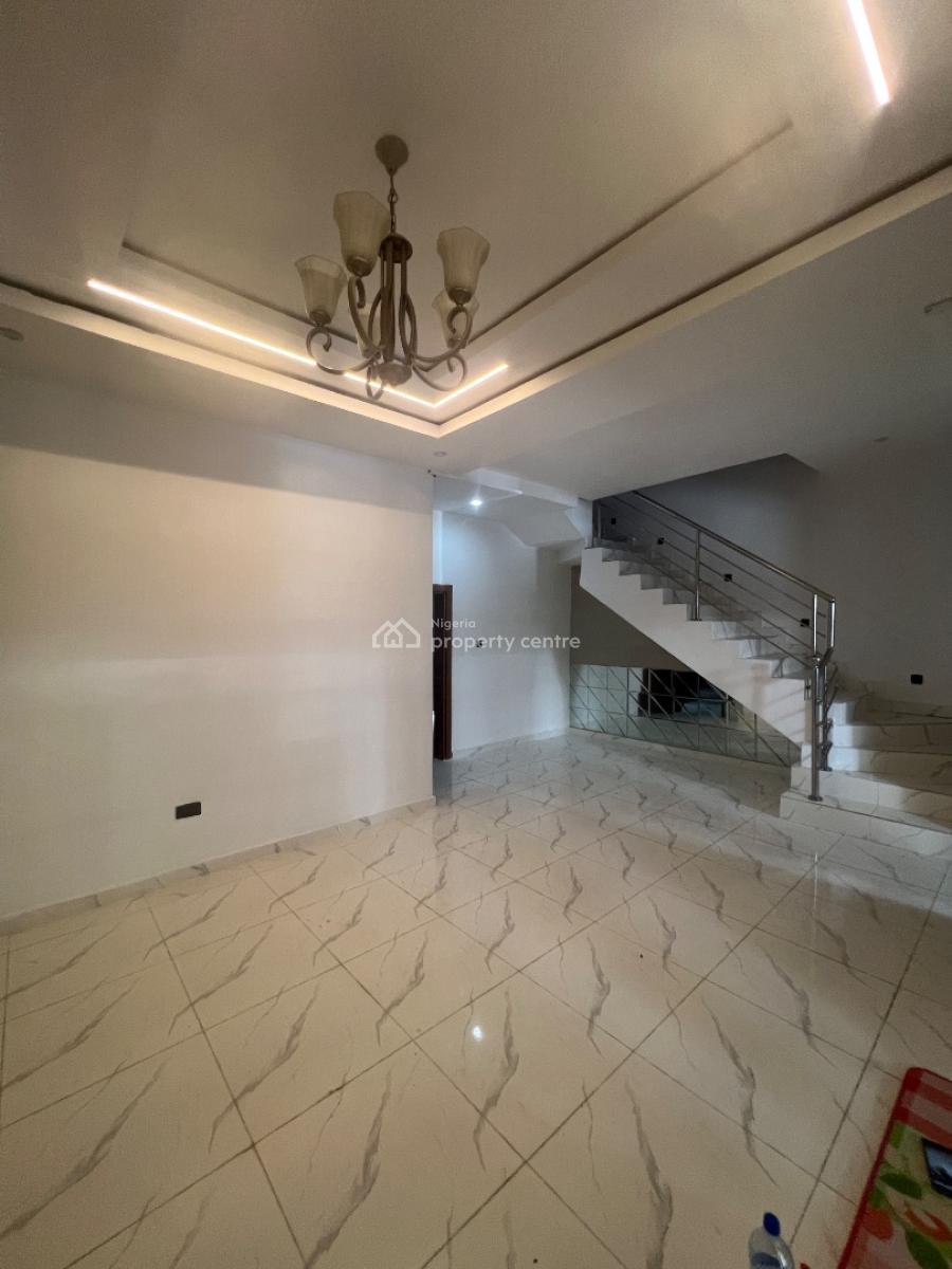 4 Bedroom Terrace Duplex with Inverter, Conservation Way Chevron, Lekki Phase 2, Lekki, Lagos, Terraced Duplex for Rent