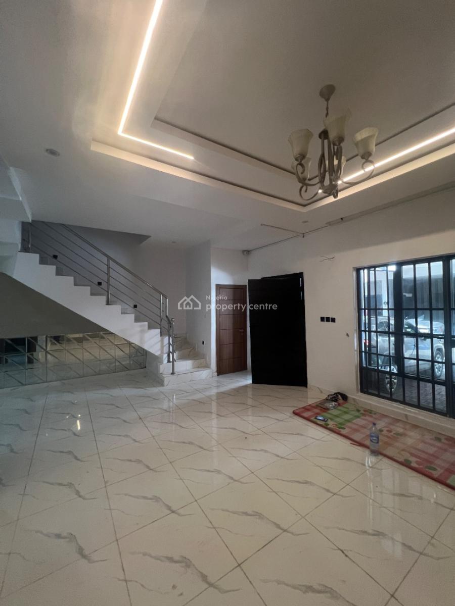 4 Bedroom Terrace Duplex with Inverter, Conservation Way Chevron, Lekki Phase 2, Lekki, Lagos, Terraced Duplex for Rent