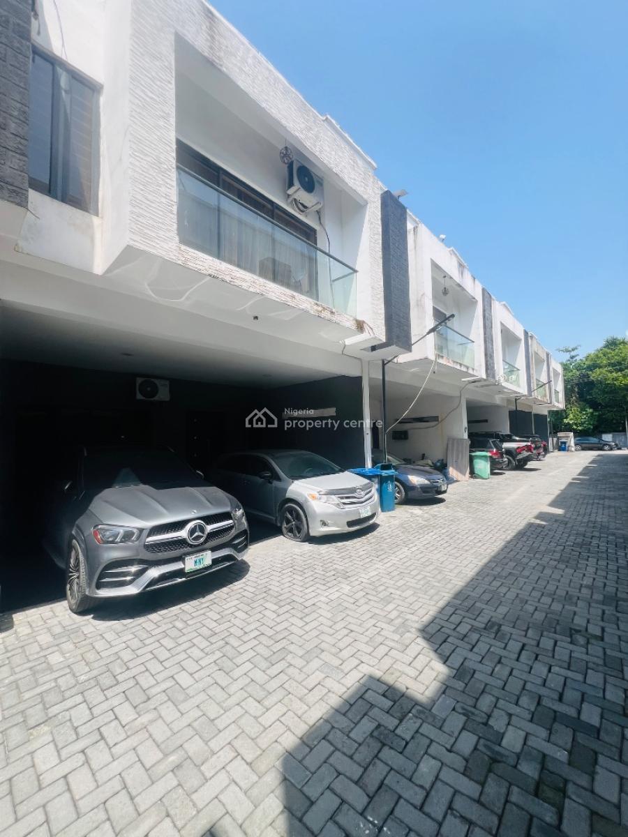 4 Bedroom Terrace Duplex with Inverter, Conservation Way Chevron, Lekki Phase 2, Lekki, Lagos, Terraced Duplex for Rent