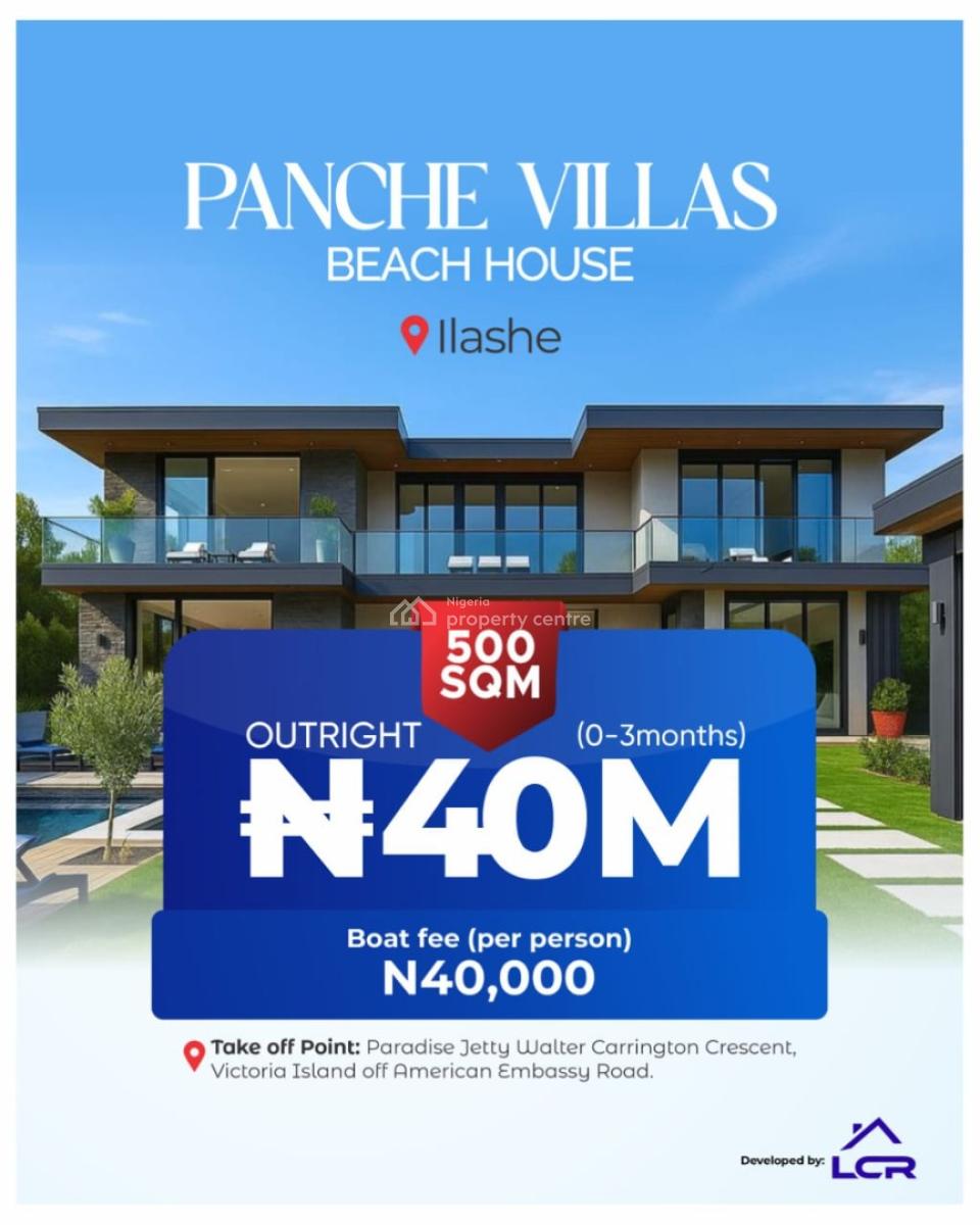 Land, Ilashe Private Beach Resort, Snake Island Off The Lagos, Badagry, Lagos, Residential Land for Sale