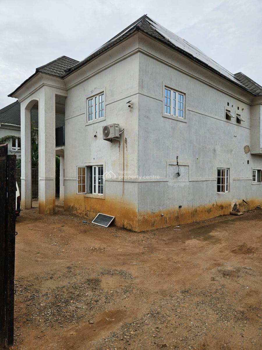 Massive 5 Bedrooms Detached Duplex with Guest Chalet and 2 Nos. Self Contain, Plot A090, Standard Estate, Galadimawa, Abuja, House for Sale