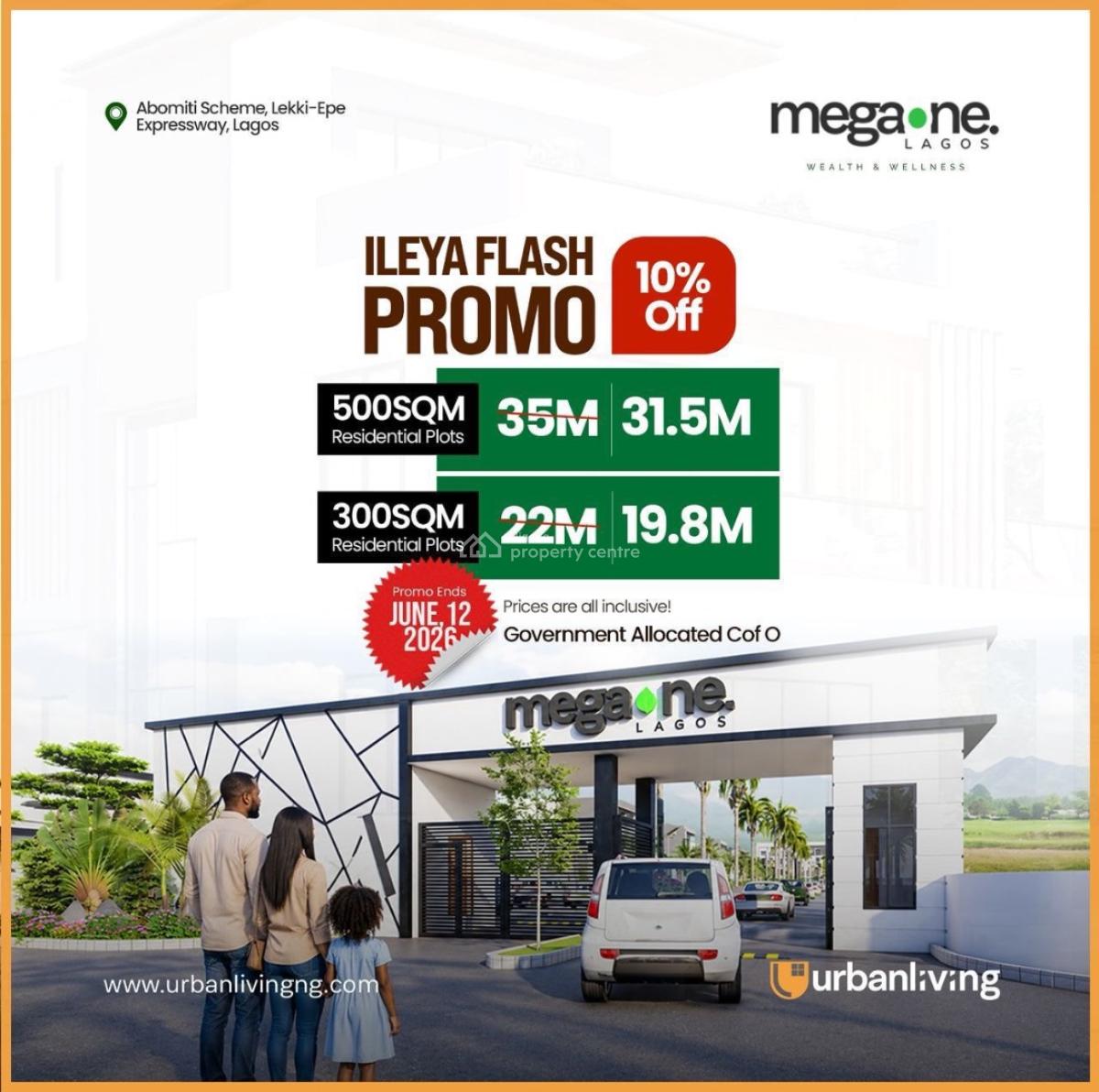 Megaone Lagos, Abomiti Scheme, Lekki Expressway, Lekki, Lagos, Land for Sale
