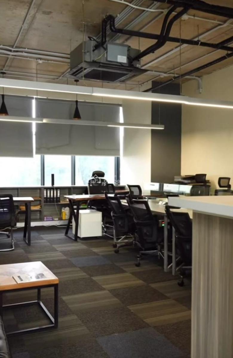 Luxury 150sqm Furnished Office Space with Gym in a Prime Location, Ikoyi, Lagos, Office Space for Rent