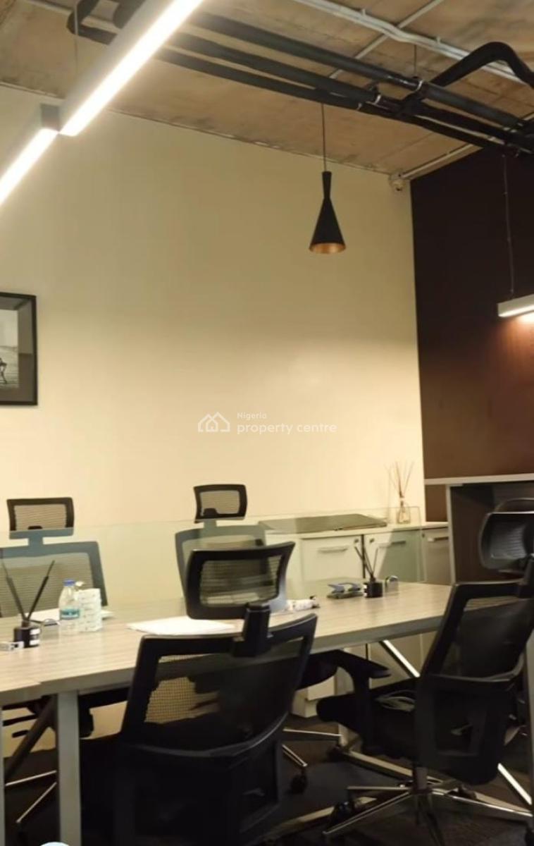 Luxury 150sqm Furnished Office Space with Gym in a Prime Location, Ikoyi, Lagos, Office Space for Rent
