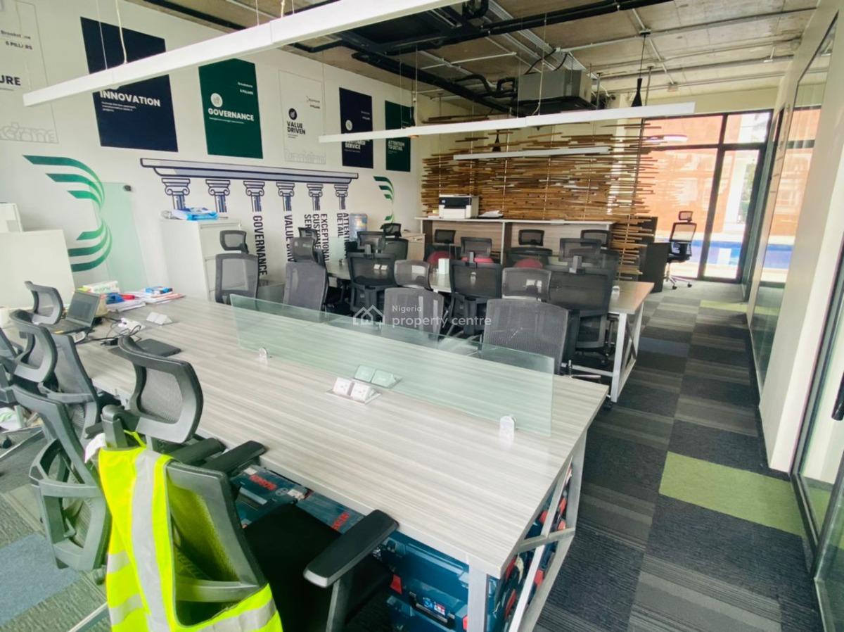 Luxury 150sqm Furnished Office Space with Gym in a Prime Location, Ikoyi, Lagos, Office Space for Rent