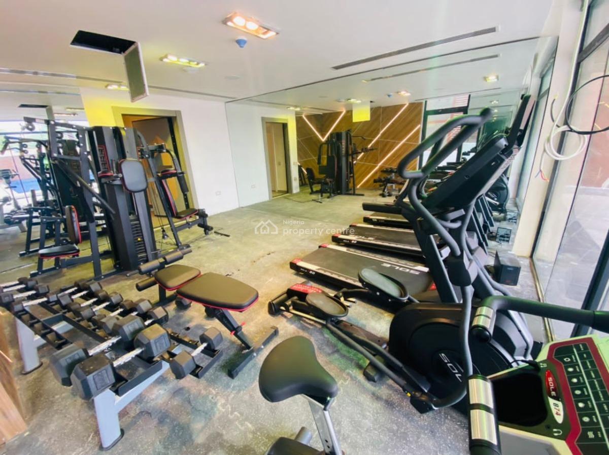 Luxury 150sqm Furnished Office Space with Gym in a Prime Location, Ikoyi, Lagos, Office Space for Rent