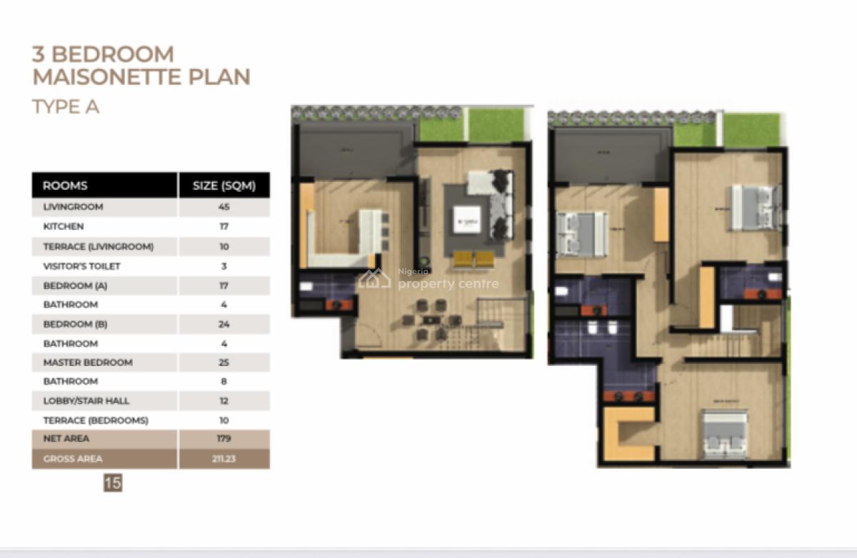 Luxury 3-bedroom Maisonette Furnished Apartment, Lekki Phase 1, Lekki, Lagos, Flat / Apartment for Sale