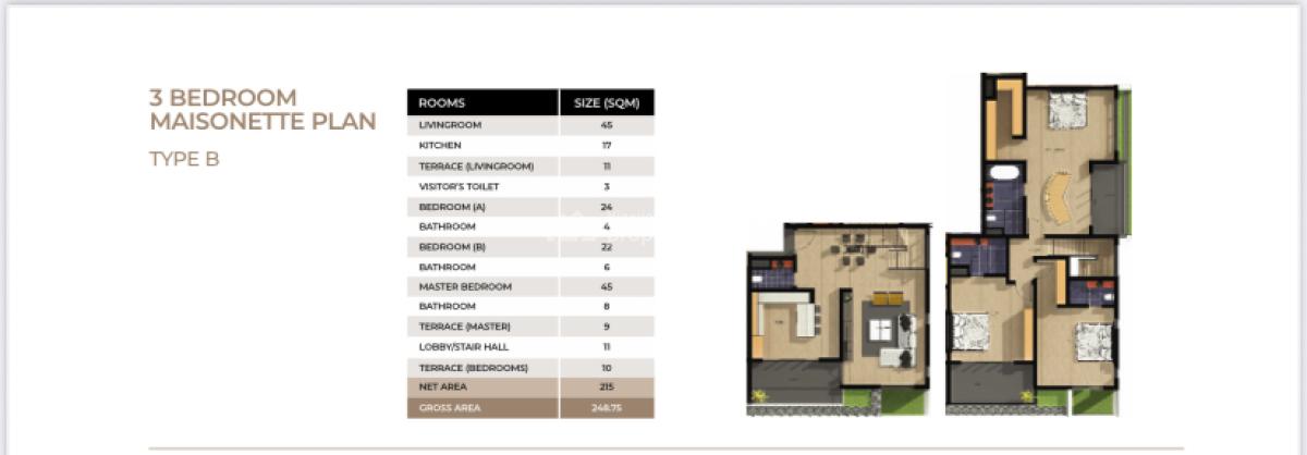 Luxury 3-bedroom Maisonette Furnished Apartment, Lekki Phase 1, Lekki, Lagos, Flat / Apartment for Sale