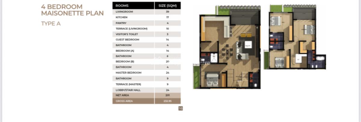 Luxury 4 Bedrooms Maisonette Furnished Apartment, Lekki Phase 1, Lekki, Lagos, Flat / Apartment for Sale