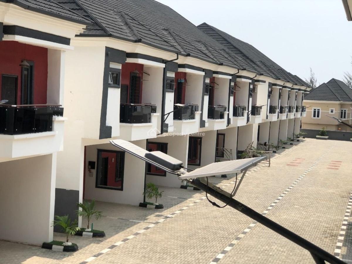 4 Bedroom Terrace with a Room Bq and Spacious Living Room, Ikota, Lekki, Lagos, Terraced Duplex for Sale