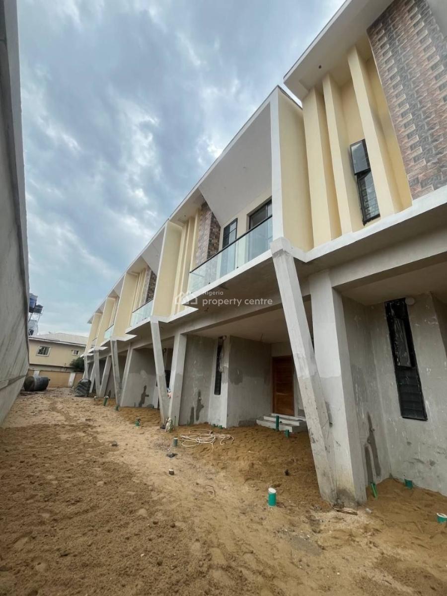 4 Bedroom Terrace with Bq with Large Parking Space, Ajah, Lagos, Terraced Duplex for Rent