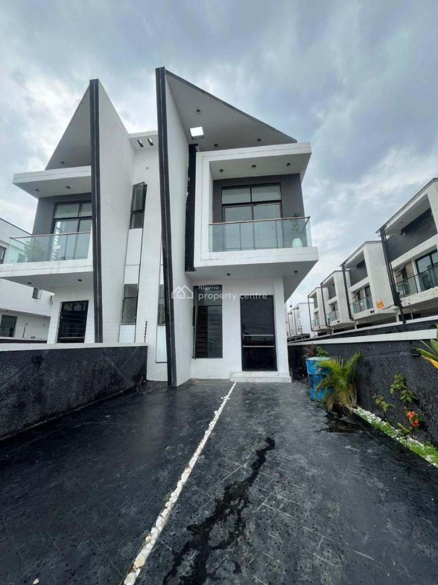 4 Bedroom Semi-detached House with a Room Bq, Ikota, Lekki, Lagos, Semi-detached Duplex for Sale