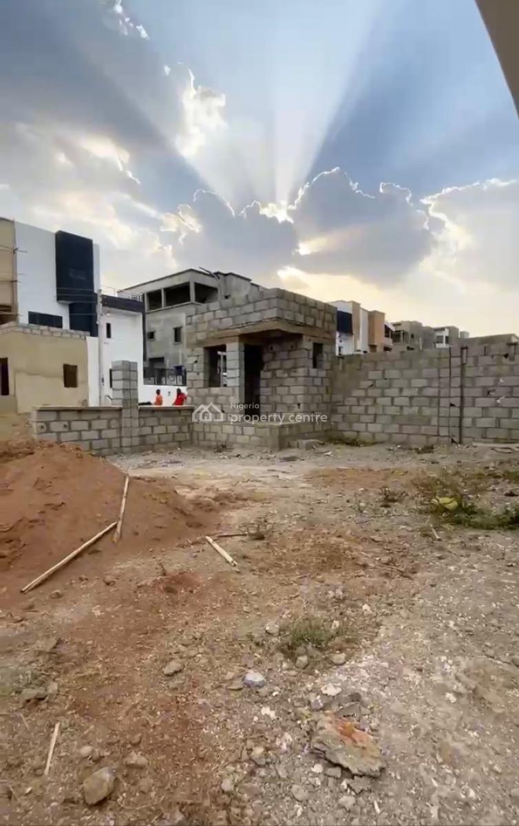 Luxury 5 Bedroom En-suite Semi Detached Duplex +bq, Shell Carcass, Life Camp, Abuja, Semi-detached Duplex for Sale