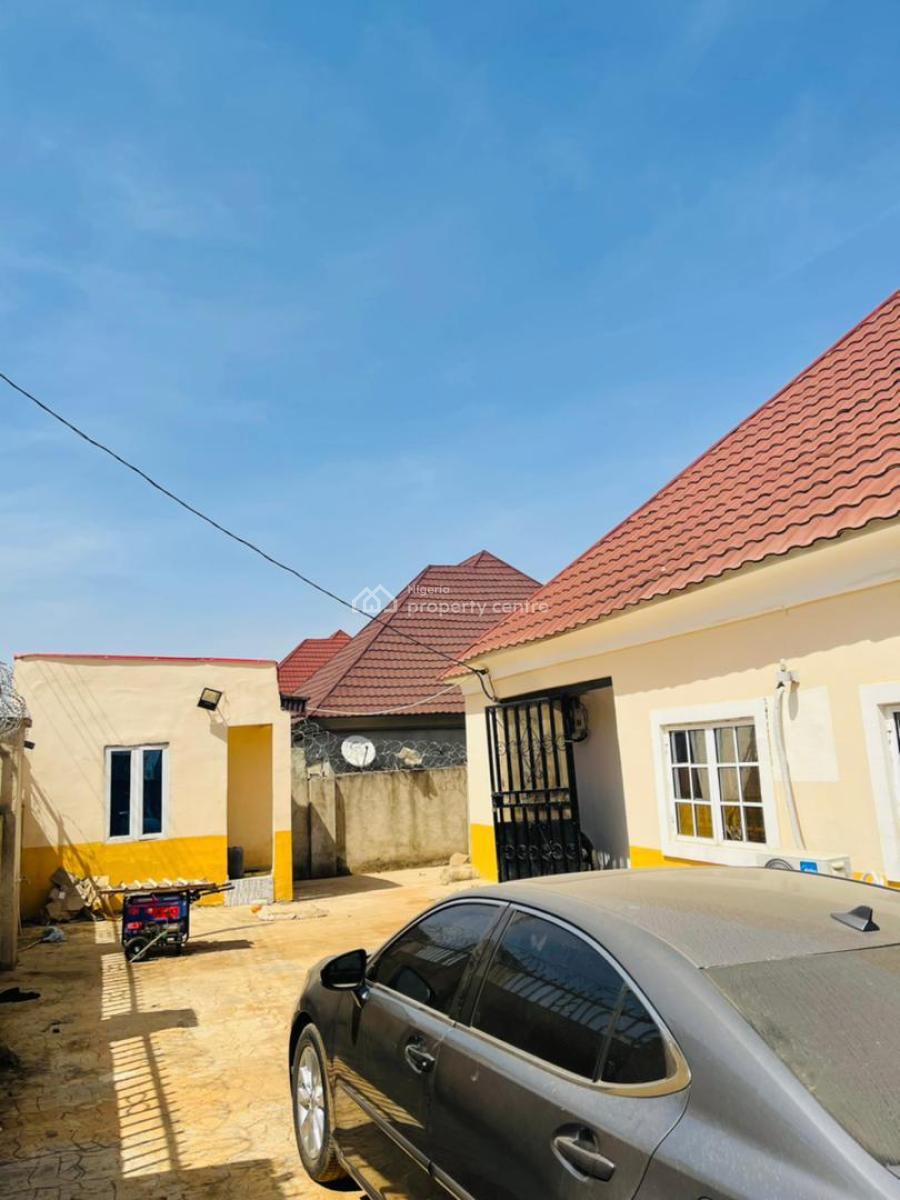 3 Bedroom Bungalow with Gate House, Pyakasa, Lugbe District, Abuja, Detached Bungalow for Sale