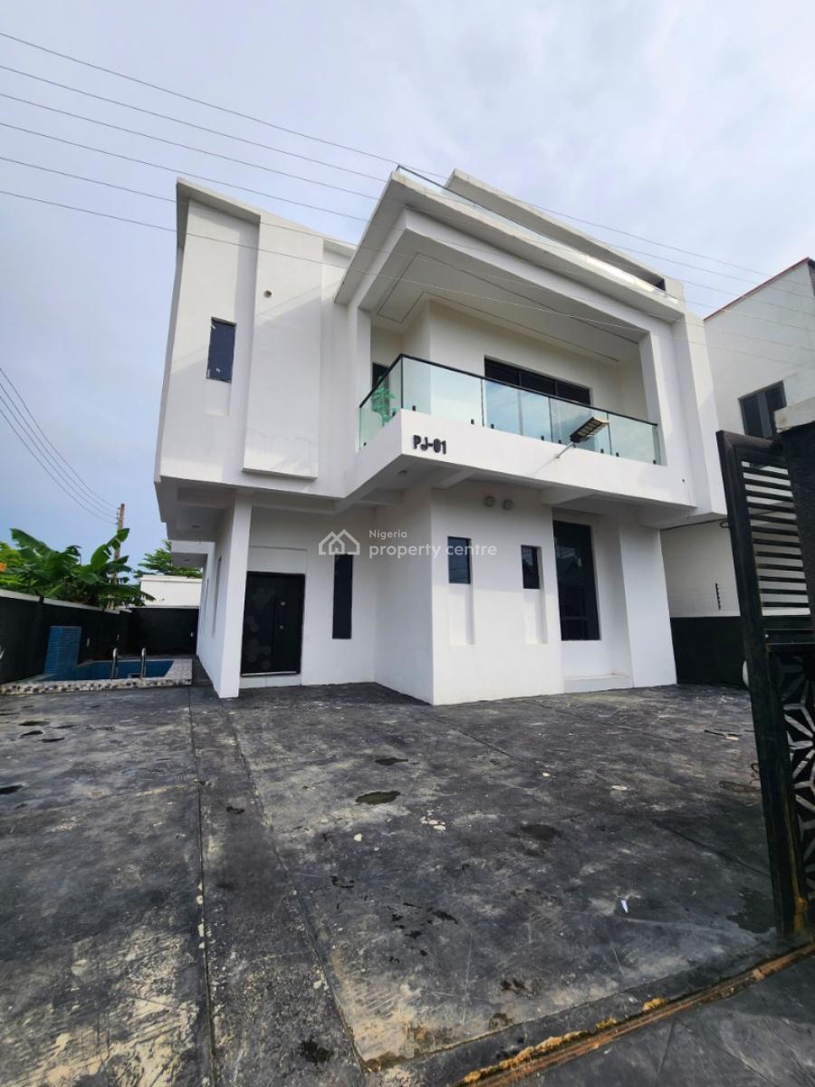 Spacious Newly Built 5 Bedrooms Fully-detached Duplex with Swimming, Bq, Ajah, Lagos, Detached Duplex for Rent
